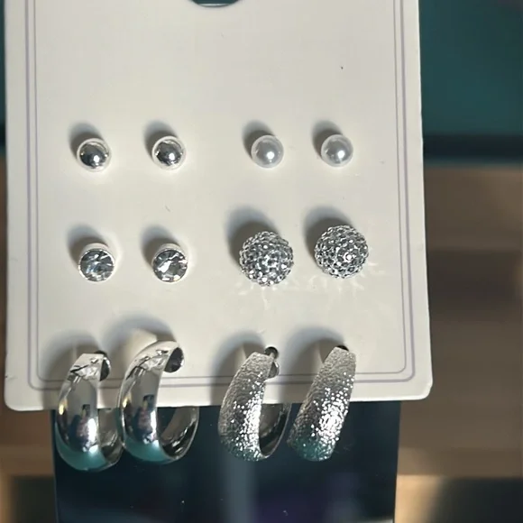 New Bulk Lot Stud Hoop Drop Earring Sets Ear Climbers Singles Gold Silver Tone - Picture 5 of 10